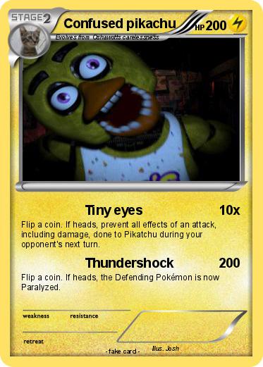 Pokemon Confused pikachu