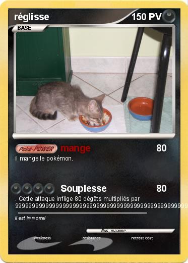 Pokemon réglisse