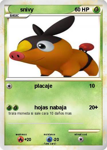 Pokemon snivy
