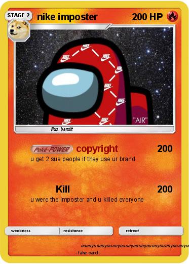 Pokemon nike imposter