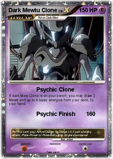 Pokemon Dark Mewtu Clone