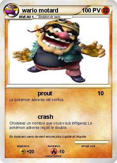 Pokemon wario motard