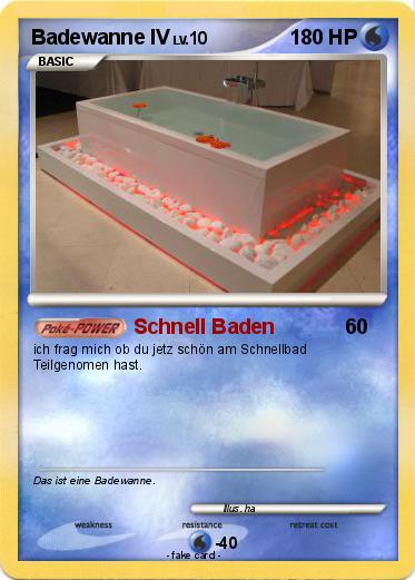 Pokemon Badewanne IV