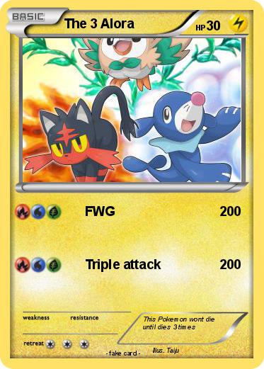 Pokemon The 3 Alora