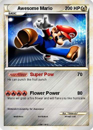 Pokemon Awesome Mario