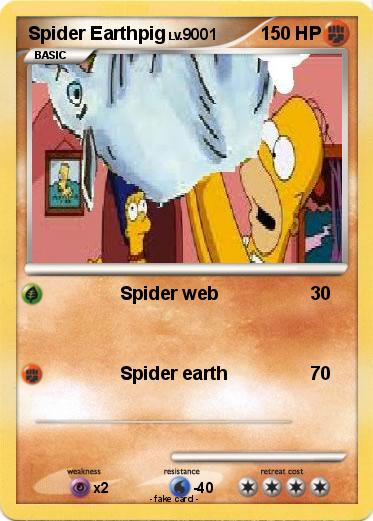 Pokemon Spider Earthpig