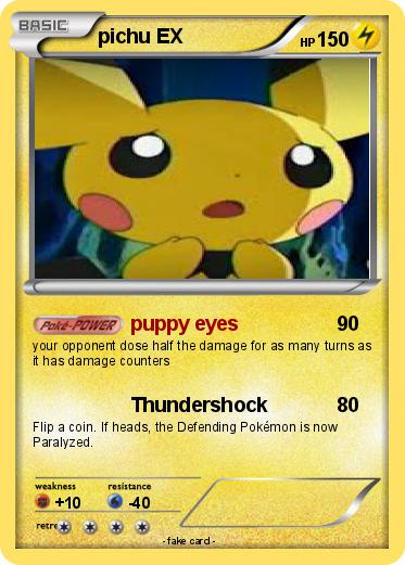Pokemon pichu EX