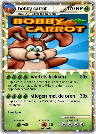 Pokemon bobby carrot
