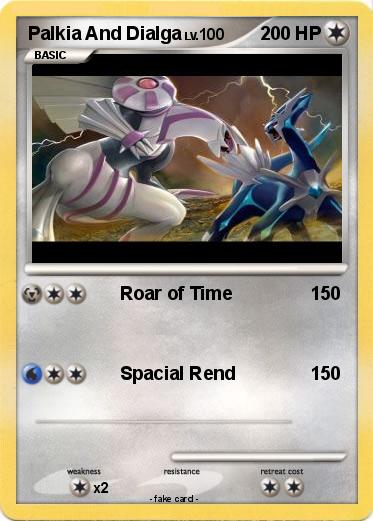 Pokemon Palkia And Dialga