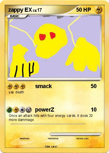 Pokemon zappy EX