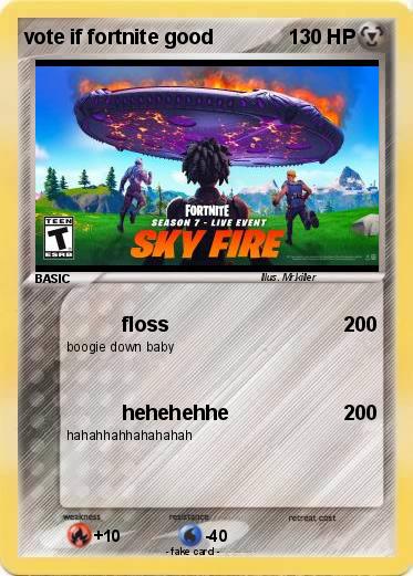 Pokemon vote if fortnite good