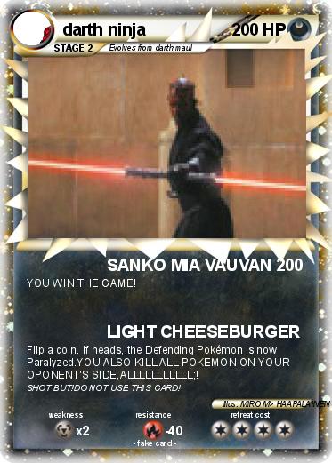 Pokemon darth ninja