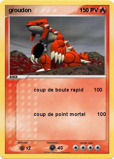 Pokemon groudon