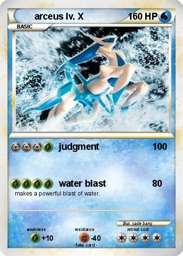 Pokemon arceus lv. X