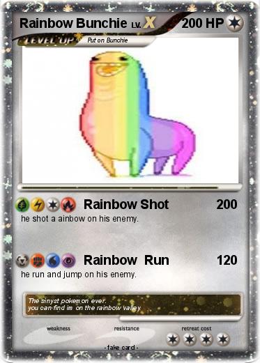 Pokemon Rainbow Bunchie