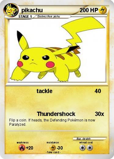 Pokemon pikachu
