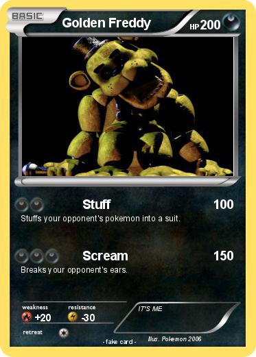 Pokemon Golden Freddy