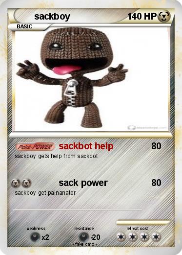 Pokemon sackboy