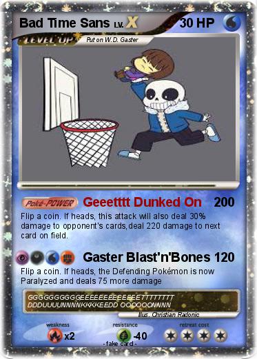 Pokemon Bad Time Sans