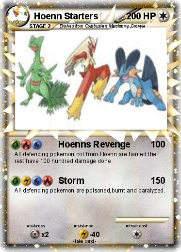 Pokemon Hoenn Starters