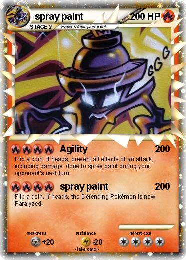 Pokemon spray paint