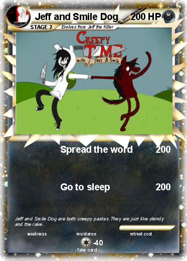 Pokemon Jeff and Smile Dog