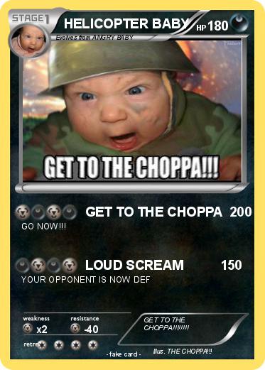 Pokemon HELICOPTER BABY