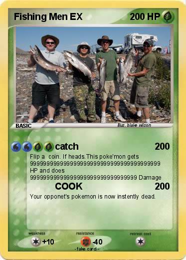 Pokemon Fishing Men EX