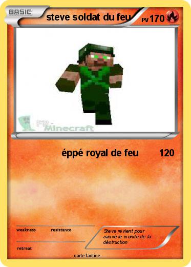 Pokemon steve soldat du feu