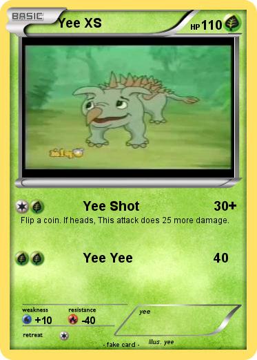Pokemon Yee XS