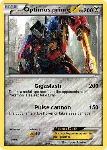 Pokemon Optimus prime