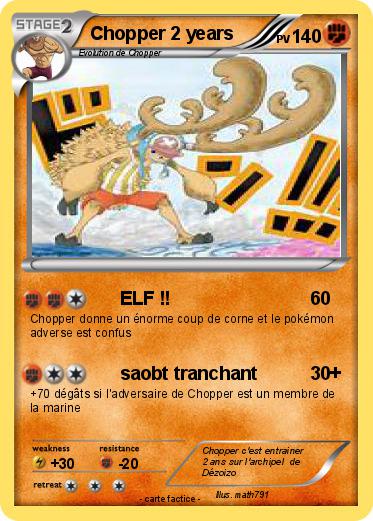 Pokemon Chopper 2 years