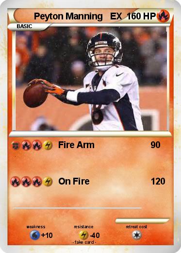 Pokemon Peyton Manning   EX