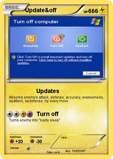 Pokemon Update&off