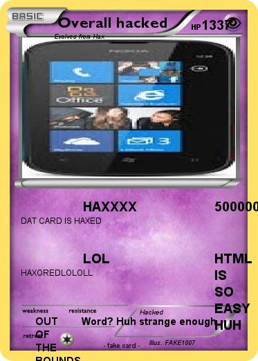 Pokemon Overall hacked