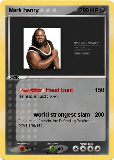 Pokemon Mark henry