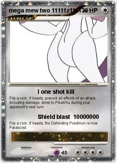 Pokemon mega mew two 11111z1111