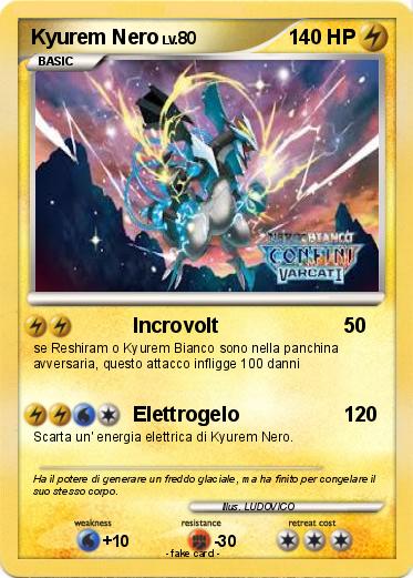 Pokemon Kyurem Nero
