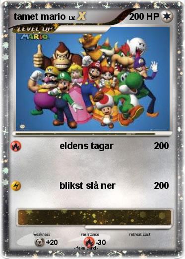 Pokemon tamet mario