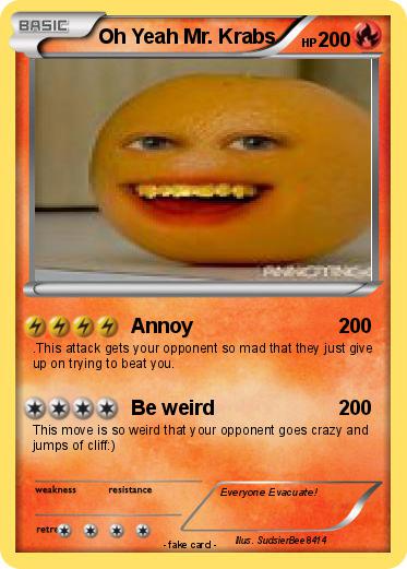 Pokemon Oh Yeah Mr. Krabs