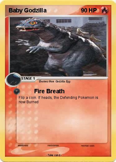Pokemon Baby Godzilla