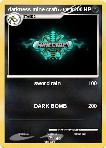 Pokemon darkness mine craft