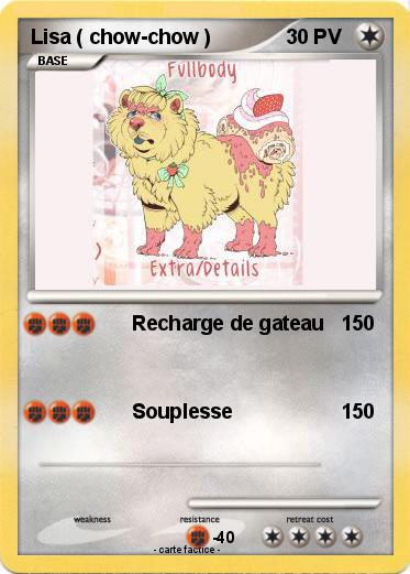 Pokemon Lisa ( chow-chow )