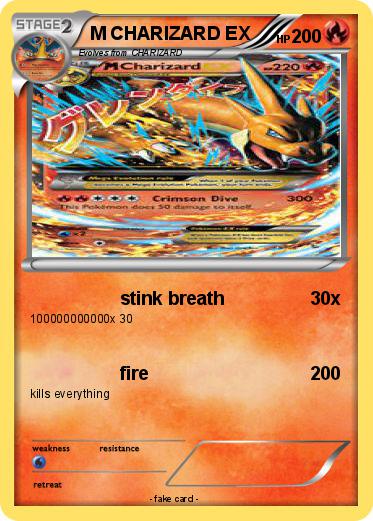 Pokemon M CHARIZARD EX