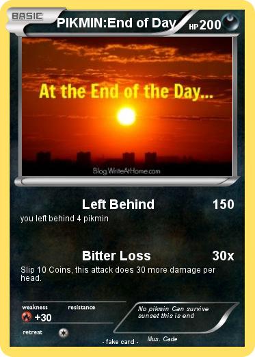 Pokemon PIKMIN:End of Day