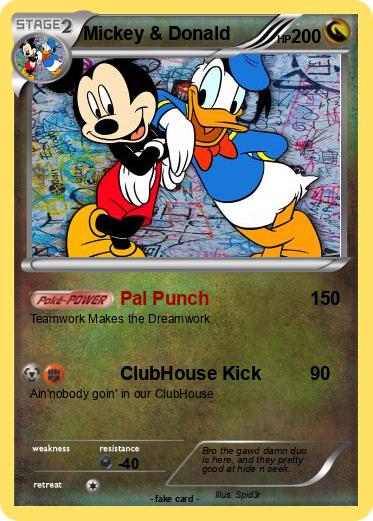 Pokemon Mickey & Donald