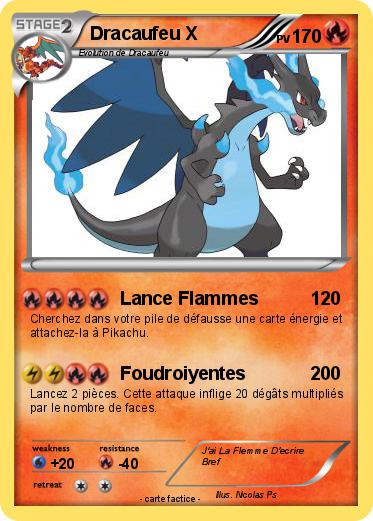 Pokemon Dracaufeu X