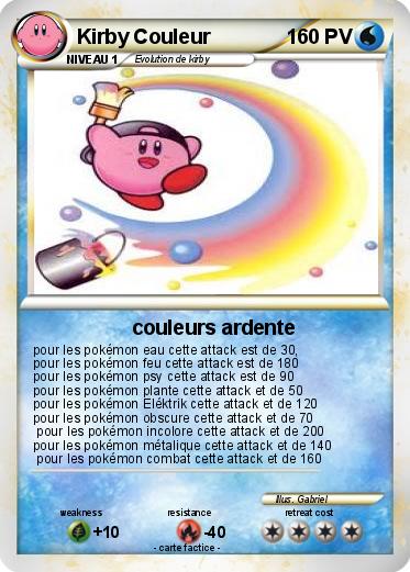 Pokemon Kirby Couleur