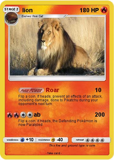 Pokemon lion
