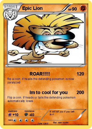 Pokemon Epic Lion